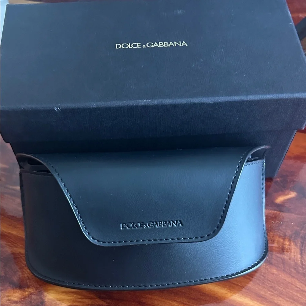 Dolce & Gabbana white sunglasses